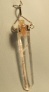 Quartz Point Pendant with Second  Watermelon Stone
