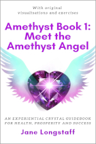 Amethyst book one by Jane Longstaff about crystals and guiding angels